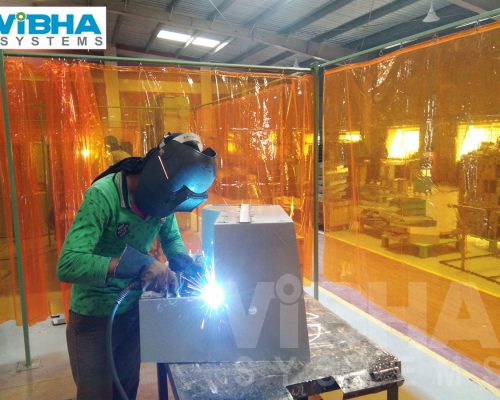 Welding Booth Strip Curtains