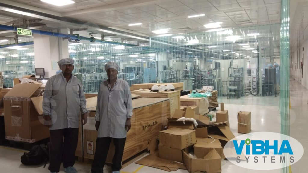 Anti-Static Curtains Separating Assembly & Packaging Zones