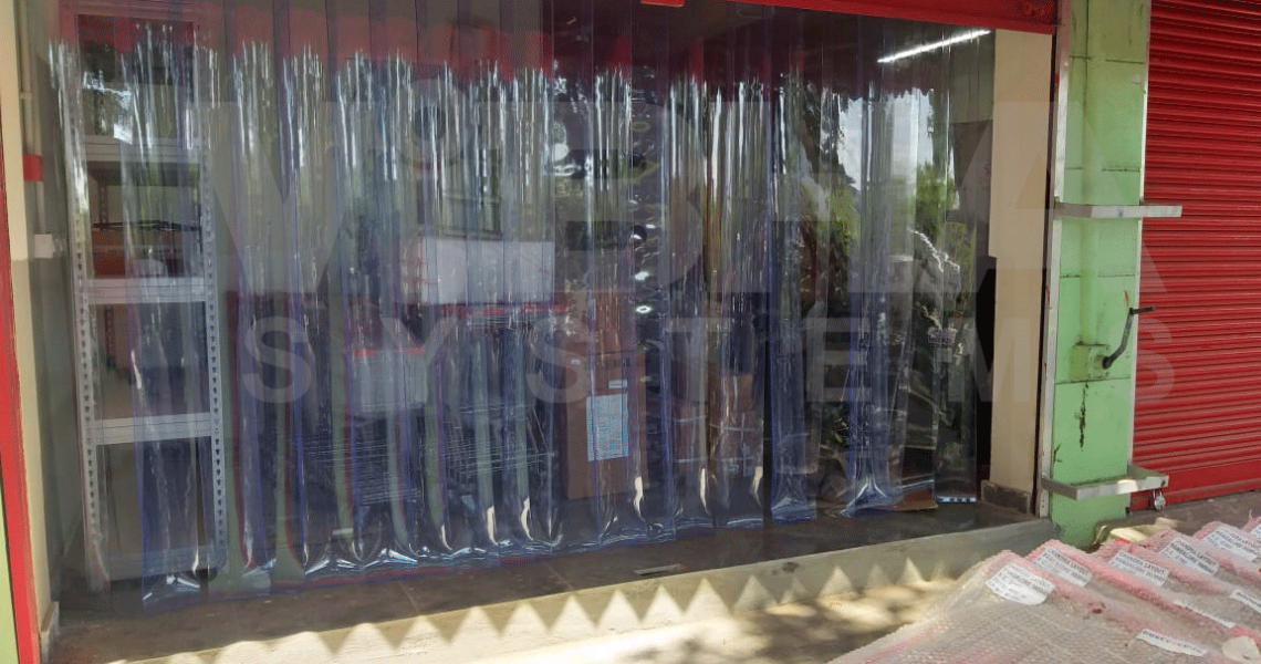 PVC Strip Curtains for Shop Entrances