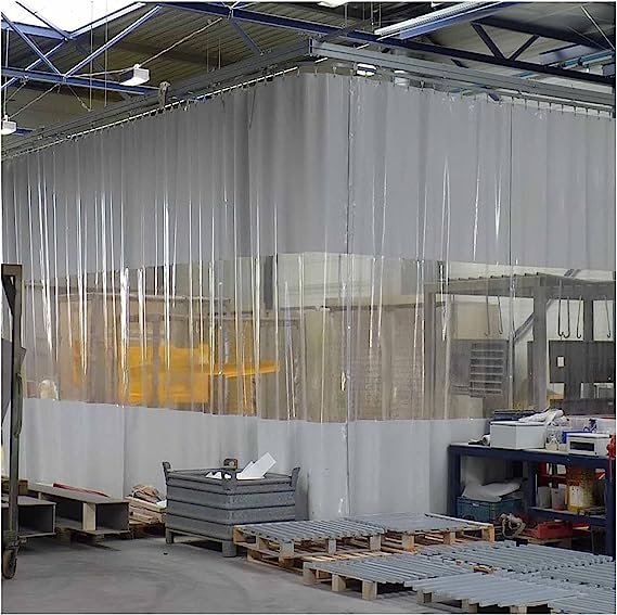 Industrial curtains for dust control in Chennai factories.