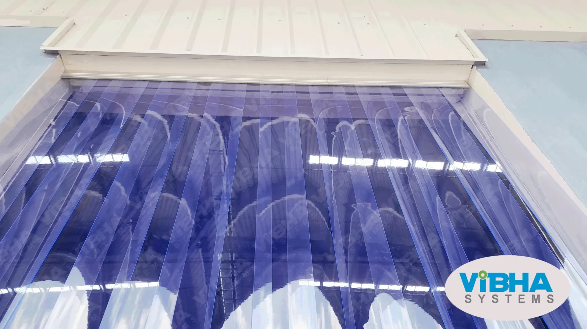 Warehouse dock PVC strip curtains in Bangalore for temperature control