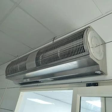 Air curtains for temperature control in Chennai entrances.