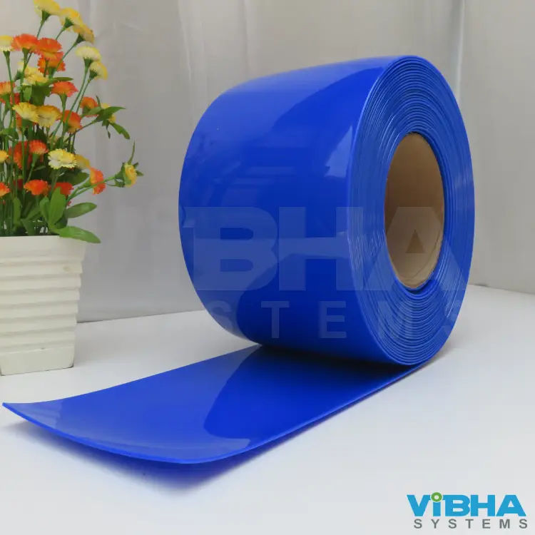 Opaque Blue Color PVc Strip Rolls India