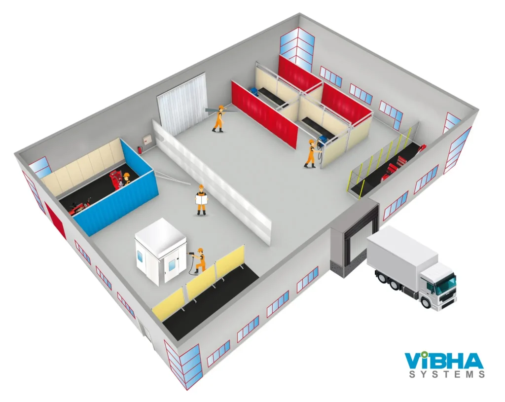 pvc strip curtains applications vibha systems